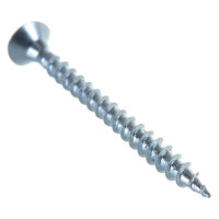 Саморез Стройметиз 3,5х35 универсальный, белый цинк уп. 200 шт. 2150464