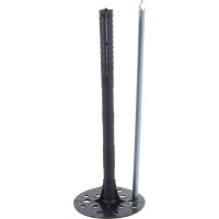 Дюбель для теплоизоляции с металлическим гвоздем INTERFIX ИЗМ 10х120, 350 шт 28956