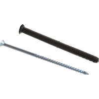 Дюбель-гвоздь INTERFIX 6 L80, потайной борт, быстрый монтаж ПП. 100 шт 9766