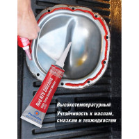 Профессиональный герметик PERMATEX 89250 RTV силикон термостойкий красный 85гр 81160/81161