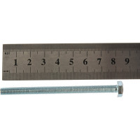 Болт Стройметиз М6х80 DIN 933, класс прочности 8.8, цинк уп. 40 шт. 3021344