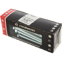 Болт Стройметиз М6х80 DIN 933, класс прочности 8.8, цинк уп. 40 шт. 3021344