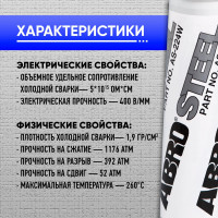 Холодная сварка белая 57г ABRO AS-224-WH-R