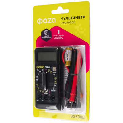 Цифровой мультиметр ФАZА DG830B 5008748