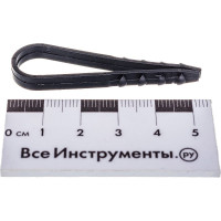 Круглый дюбель-хомут Росдюбель черный, 11-18, 100 шт. 15-0445