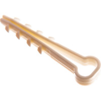 Дюбель-хомут Росдюбель прям., белый, 8x5, 100 шт. 15-0451