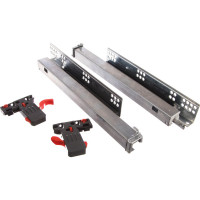 Направляющая полного выдвижения c доводчиком SAMET SMART SLIDE, Lock-Fix 350 мм СТ-00001279