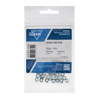 Гайка DIN934 шестигранная оцинкованный М4 50 шт Zitar 103023