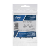 Винт DIN7985 с полукруглой головкой оцинкованный М5x10 10 шт Zitar 103014