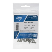 Винт DIN7985 с полукруглой головкой оцинкованный М5x16 20 шт Zitar 103015