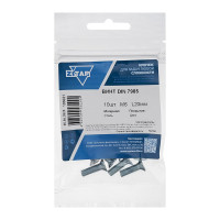 Винт DIN7985 с полукруглой головкой оцинкованный М6x20 10 шт Zitar 103021