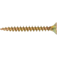 Потайной универсальный шуруп Метизный двор 4,5x40, желтый, 15 шт. 4607173900890