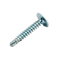 Саморез ПШC КРЕП-КОМП сверло 4,2х25 RAL9003 500шт пшс259003