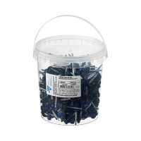 Саморез КР со сверлом 4,8x35 мм RAL-5005 насыщенный синий, 250 шт в ведре Zitar 113535