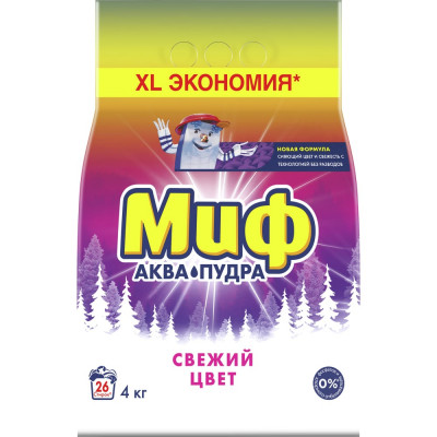 Стиральный порошок-автомат МИФ 4 кг 3 в 1 Свежий цвет MS-81583939 603852 0001003755