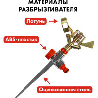Разбрызгиватель импульсный QUATTRO ELEMENTI 241-567