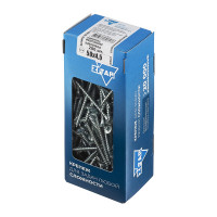 Универсальный саморез Zitar 50х4,5 мм 200 шт оцинкованный, коробка с окном 102193