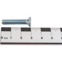 Винт Tech-Krep/Zitar DIN965 с потайной головкой, оцинкованный M6х30 + гайка + шайба 8 шт - пакет Tech 114067