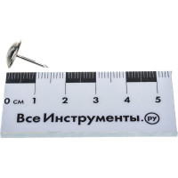Гвозди декоративные Сфера 11 мм 1,3x16 мм Никель 30 шт Zitar 130862