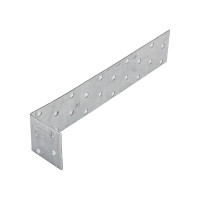 Крепежный анкерный угол, 40x200x40x2,0 мм, накл. Zitar 126397