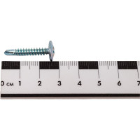 Саморез с прессшайбой Качественный КРЕПЕЖ 4,2х25 мм сверло 1500 шт 2000347 КЧ