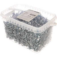 Саморез с прессшайбой Качественный КРЕПЕЖ 4,2х25 мм острый 1700 шт 2000275 КЧ