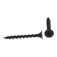 Саморез 3,5x32 потай, круп. рез., оксид (2000 шт) качественный крепеж 2000361 КЧ