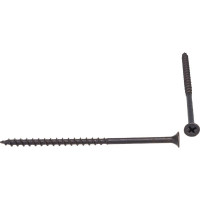 Саморез Качественный КРЕПЕЖ 4,8х89 потай, крупная резьба, оксид 510 шт 2000379 КЧ