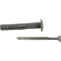 Дюбель-гвоздь Tech-Krep 6х40 грибовидная манжета, полипропилен 16 шт - пакет 102945