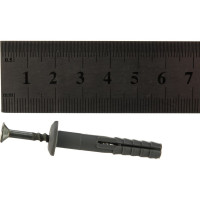 Дюбель-гвоздь Tech-Krep 6х40 грибовидная манжета, полипропилен 16 шт - пакет 102945