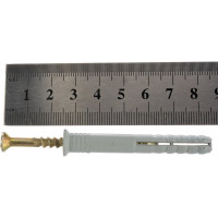 Дюбель-гвоздь Tech-Krep 8х60 потайная манжета, полипропилен 10 шт - пакет 103904