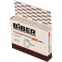 Скобы для степлера закаленные Тип 53 (1000 шт; 12 мм) Biber 85819 тов-085743