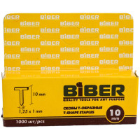 Скобы Т-образные Тип 300 (1000 шт; 10 мм) Biber 85829 тов-075418