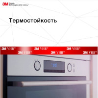 Двусторонняя термостойкая монтажная клейкая лента 3M VHB GPH 110 12 мм х 2 м 4607166909114