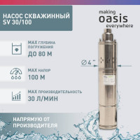 Скважинный винтовой насос OASIS SV 30/100