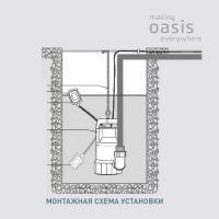 Фекальный насос OASIS FP 150/6