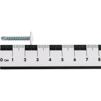 Саморез с прессшайбой Качественный крепеж белая 4,2х25 сверло 230 шт 0300289 КЧ