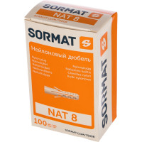 Дюбель SORMAT NAT 8x40 упаковка 100 шт 75008