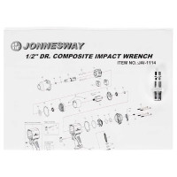 Пневматический ударный гайковерт Jonnesway JAI-1114 49922