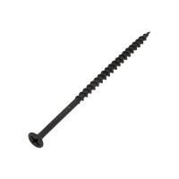 Саморез Качественный крепеж 4,8х 89 потай, крупная резьба, оксид 320 шт 1000379 КЧ