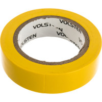 Изолента Volsten V02-7Y-13х15-10 0,13х15 мм, желтая, 10 метров 10290