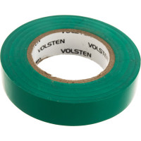 Изолента Volsten V02-7G-13х15-20 0,13х15 мм, зеленая, 20 метров 9793