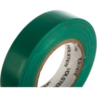 Изолента Volsten V02-7G-13х15-20 0,13х15 мм, зеленая, 20 метров 9793