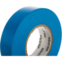 Изолента Volsten V02-7S-18х19-20 0,18х19 мм, синяя, 20 метров 9788