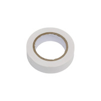 Изолента Volsten V02-7W-13х15-10 0,13х15 мм, белая, 10 метров 10289