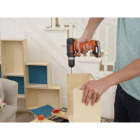 Дрель-шуруповерт Black&Decker GoPak 12В USB BDCDD12USB