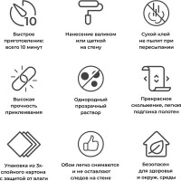 Обойный клей Quelyd СПЕЦ-ФЛИЗЕЛИН 0,45 кг 30603168