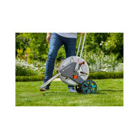 Металлическая тележка для шлангов GARDENA AquaRoll M 18541-20.000.00
