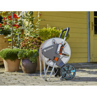 Металлическая тележка для шлангов GARDENA AquaRoll M 18541-20.000.00