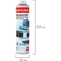 Чистящий баллон со сжатым воздухом BRAUBERG 400 мл 511519